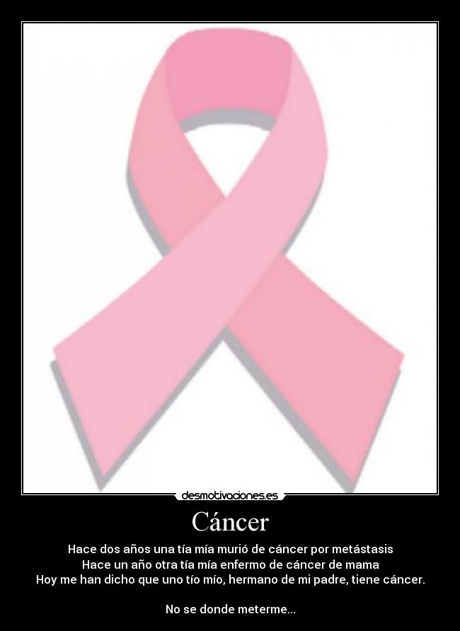 carteles cancer desmotivaciones