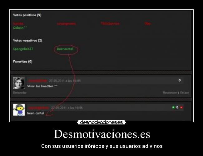 Desmotivaciones.es - Con sus usuarios irónicos y sus usuarios adivinos