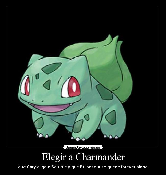 Elegir a Charmander - 