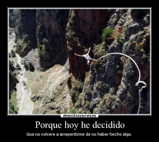 carteles arrepentimiento bunnge jump desmotivaciones