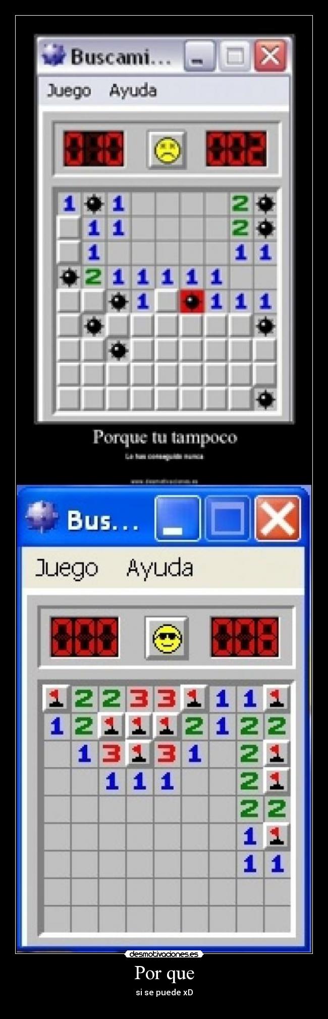 Por que - si se puede xD