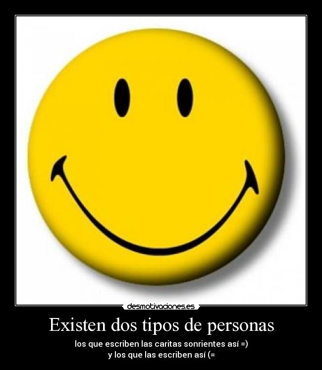 Existen dos tipos de personas -
