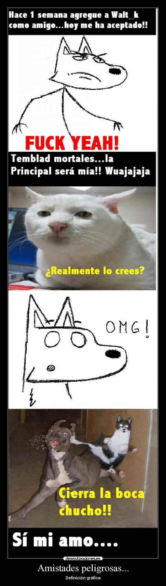 Amistades peligrosas... - Definición gráfica