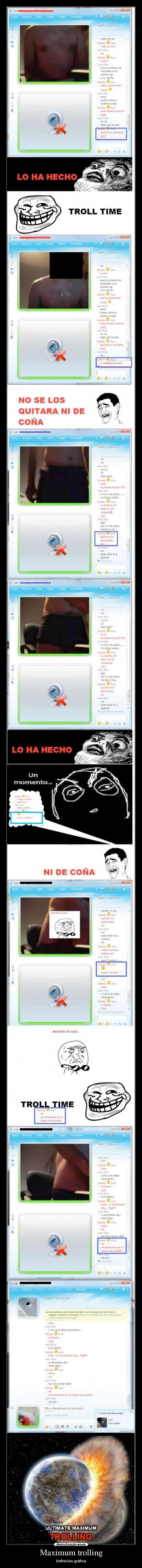 Maximum trolling - Definición gráfica
