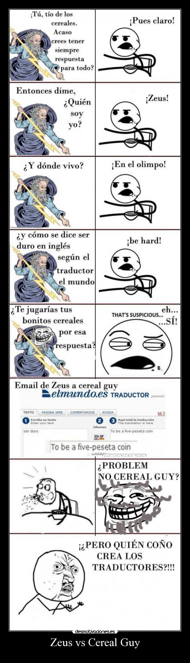 Zeus vs Cereal Guy - 