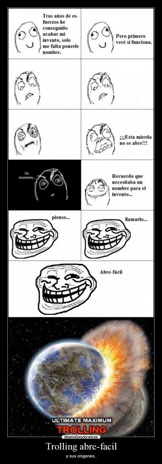 Trolling abre-facil - y sus origenes..