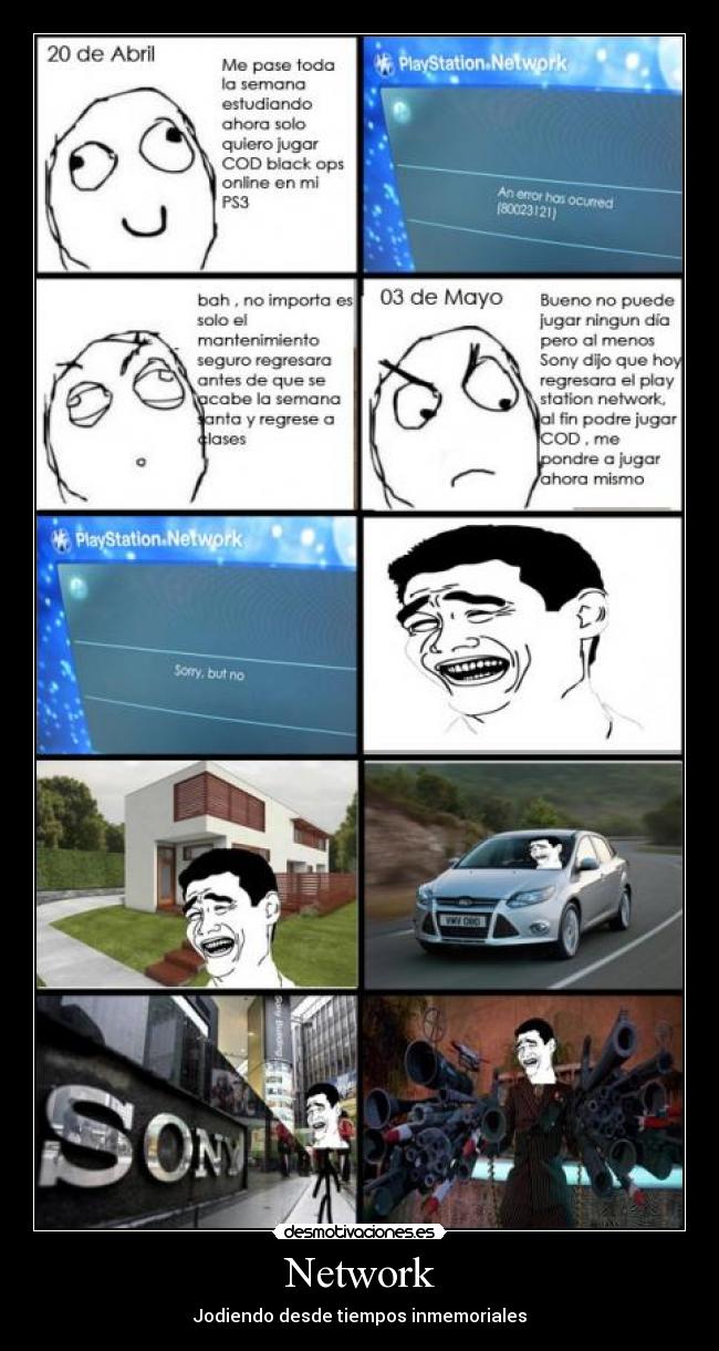 Network - Jodiendo desde tiempos inmemoriales