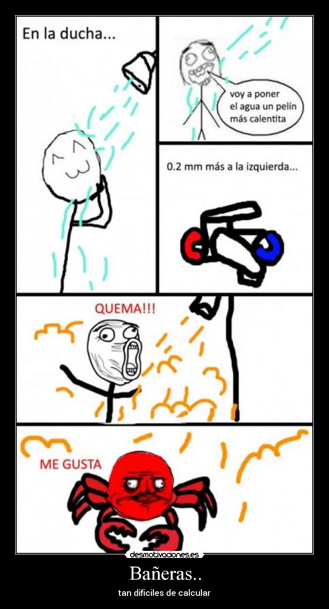 Bañeras.. - tan dificiles de calcular