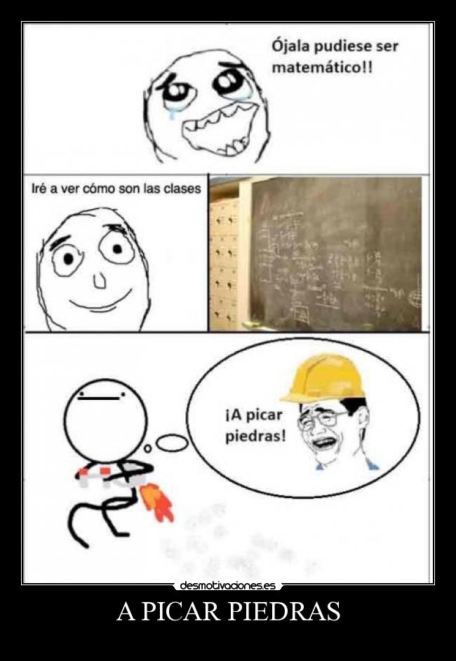 A PICAR PIEDRAS -