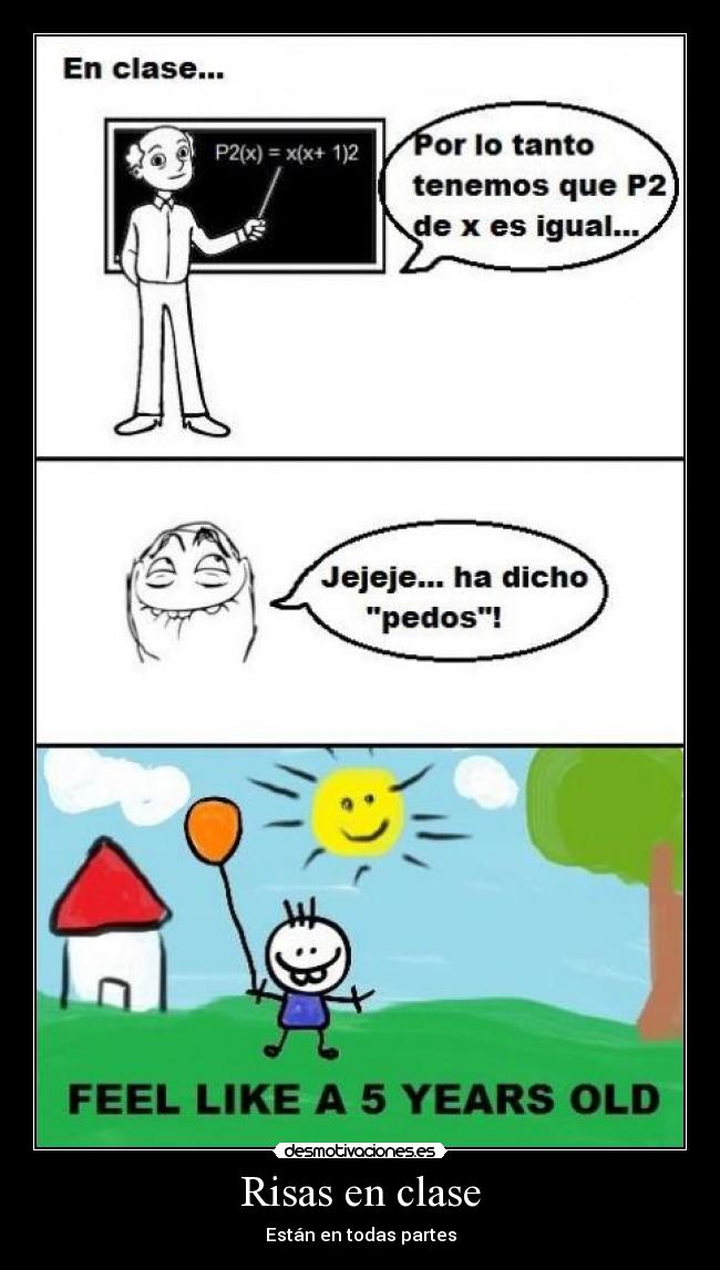 Risas en clase - Están en todas partes