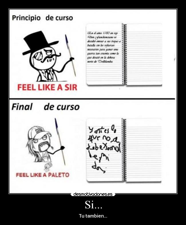 Si... - Tu tambien...