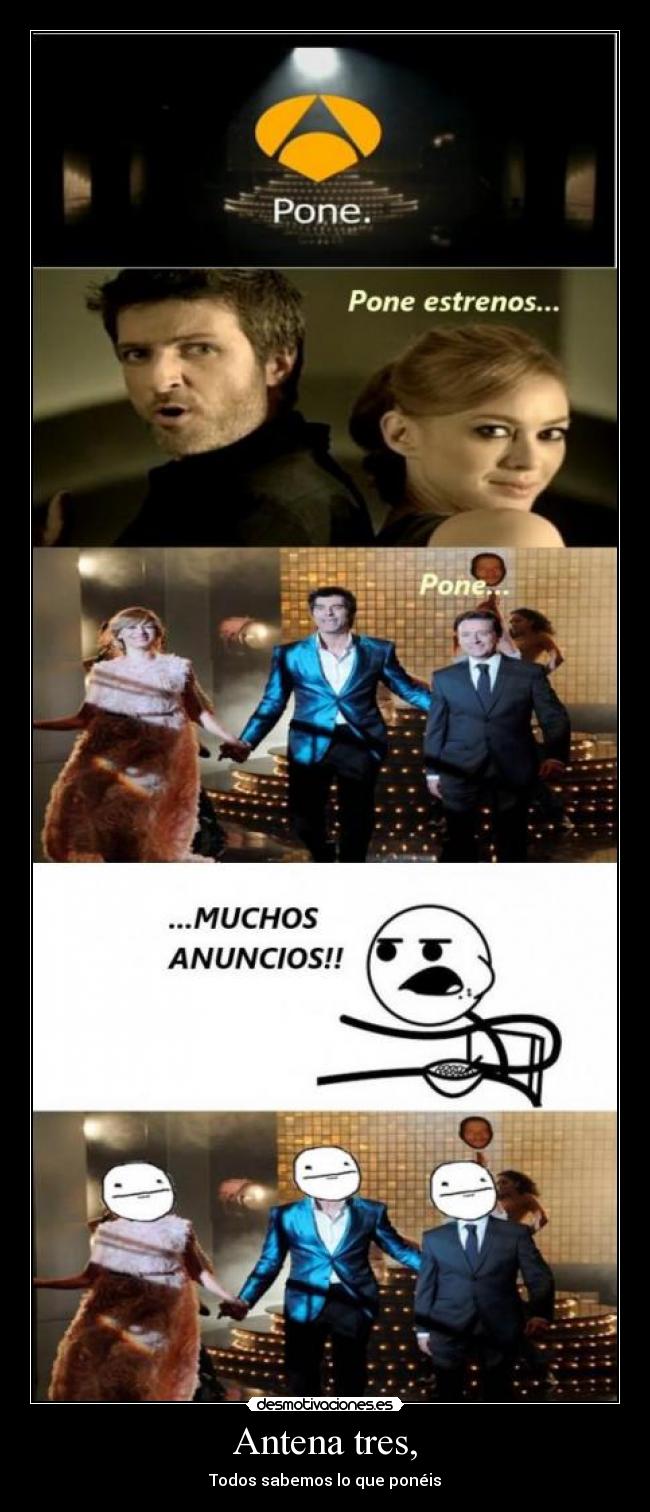 Antena tres, -