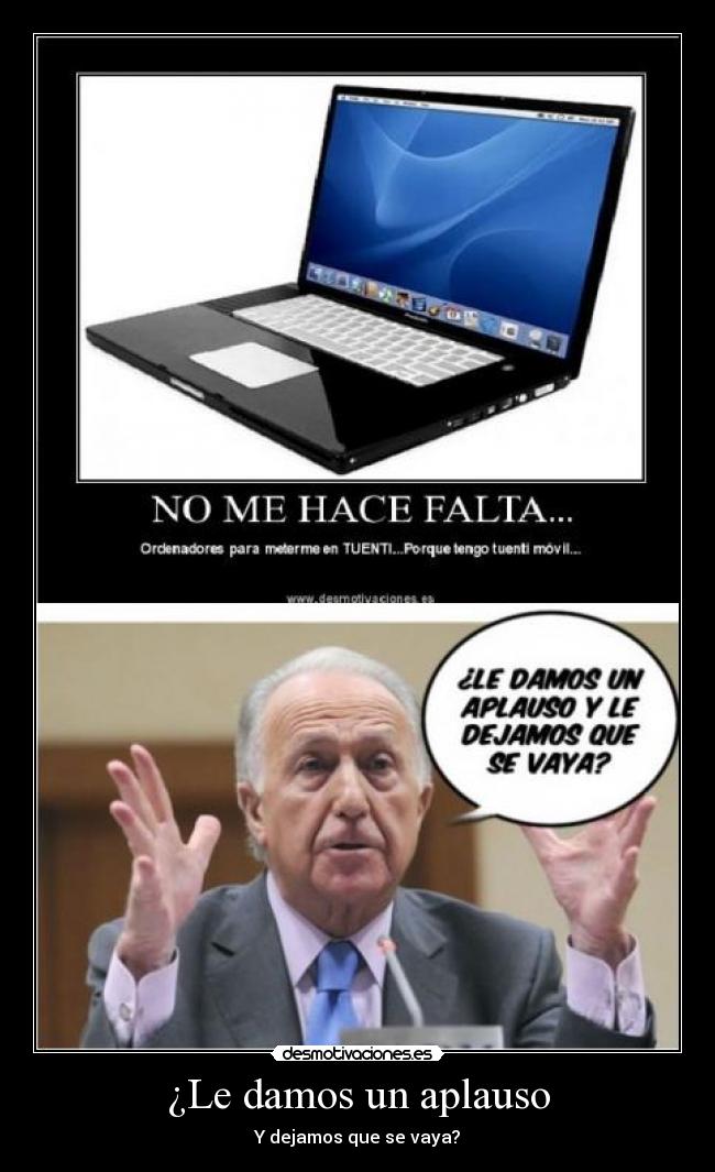 ¿Le damos un aplauso -