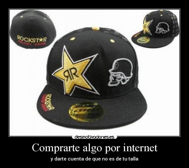 Comprarte algo por internet - y darte cuenta de que no es de tu talla