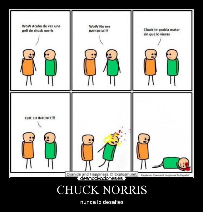 CHUCK NORRIS - nunca lo desafies