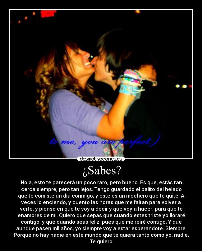 ¿Sabes? - 