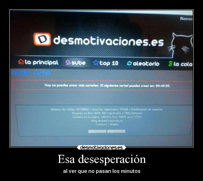 Esa desesperación - 