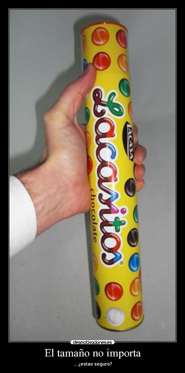 El tamaño no importa -