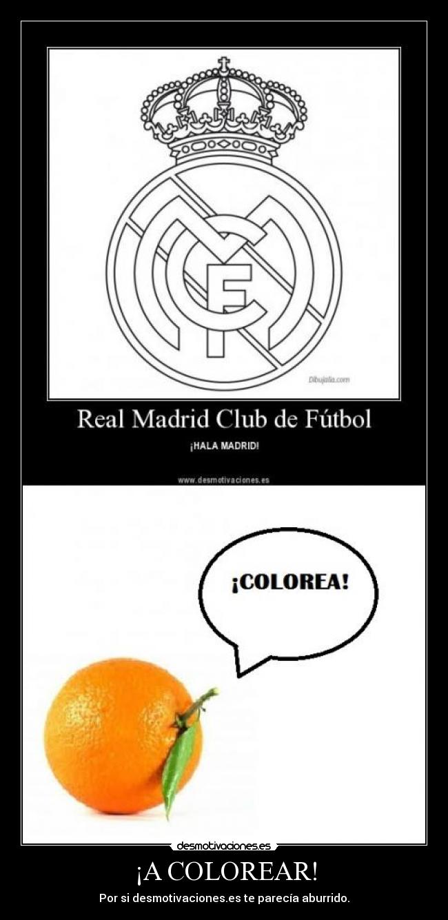 ¡A COLOREAR! - Por si desmotivaciones.es te parecía aburrido.