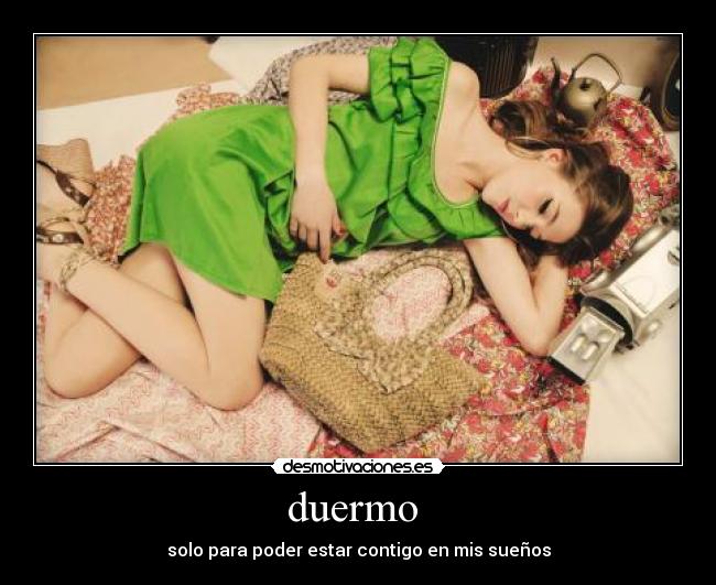 duermo -