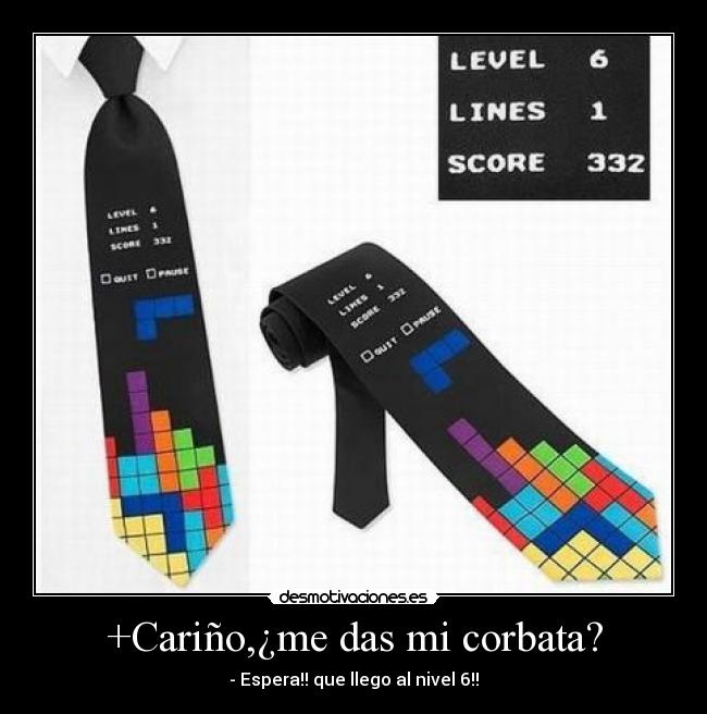 +Cariño,¿me das mi corbata? - 