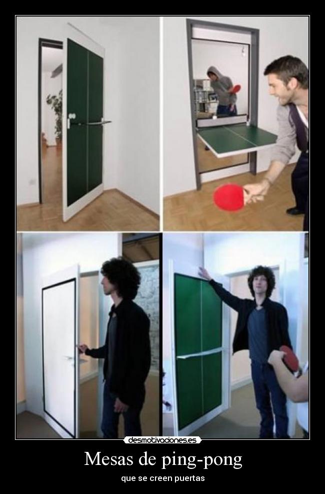 carteles ping-pong desmotivaciones