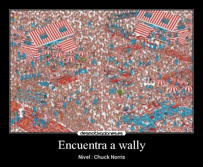 Encuentra a wally - Nivel : Chuck Norris
