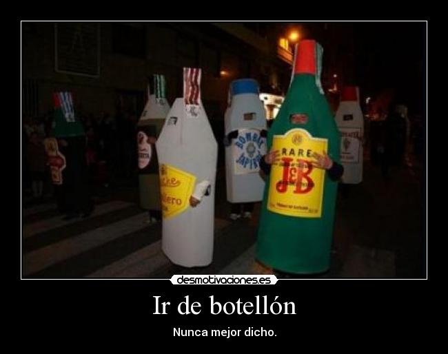 Ir de botellón -