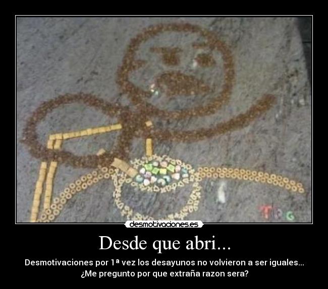 Desde que abri... - 