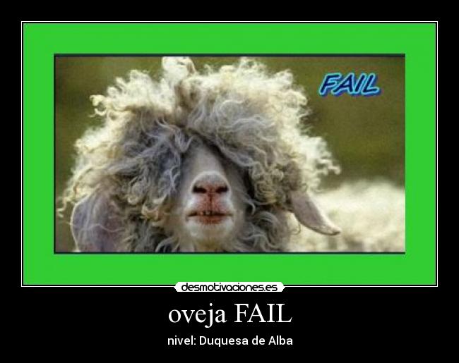 oveja FAIL -
