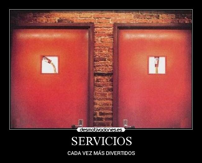 carteles servicios desmotivaciones