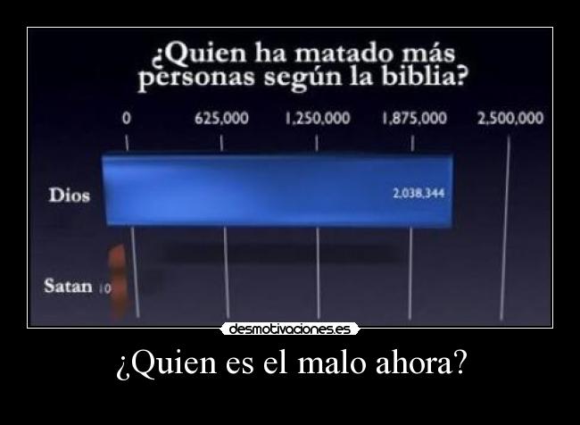 ¿Quien es el malo ahora? -