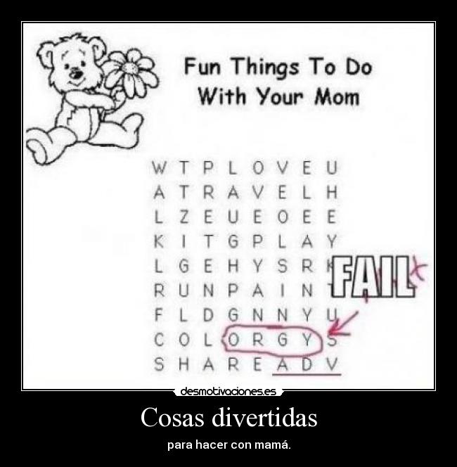 Cosas divertidas - 