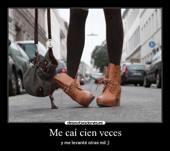 Me caí cien veces -