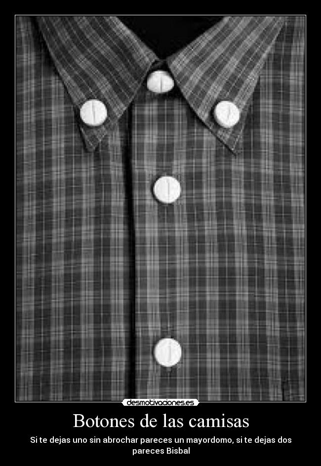 Botones de las camisas -