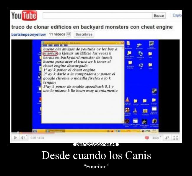 Desde cuando los Canis - Enseñan