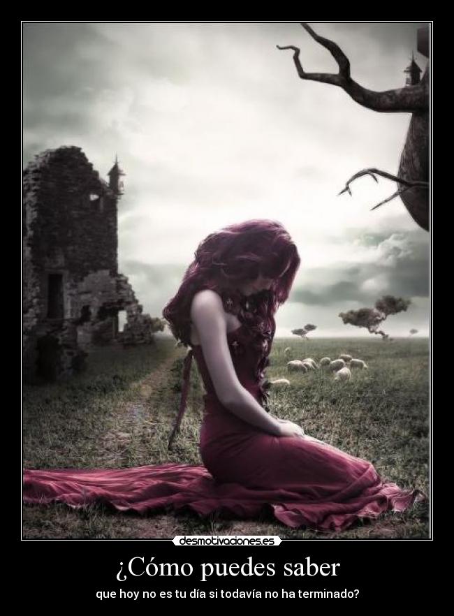 ¿Cómo puedes saber -