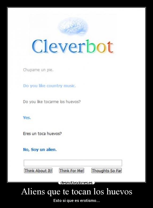 Aliens que te tocan los huevos - 