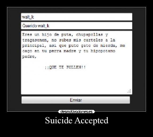 Suicide Accepted - 