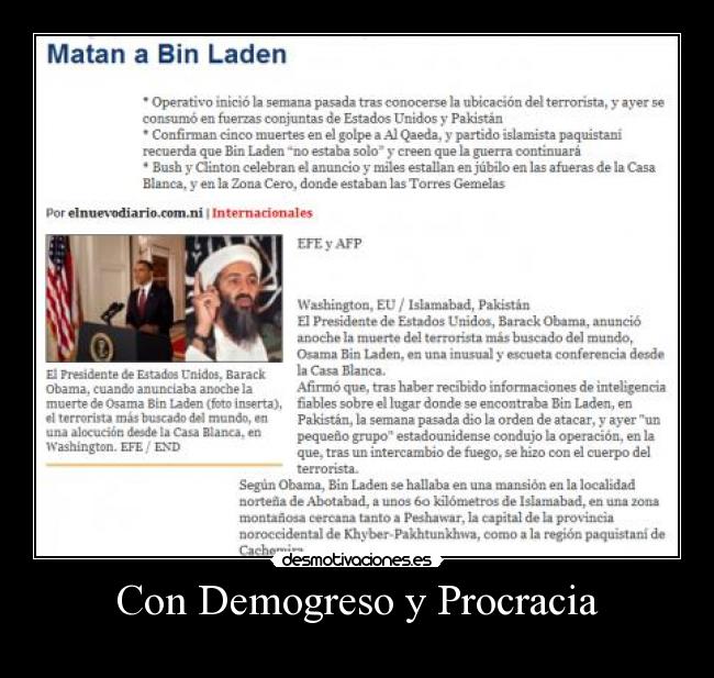 carteles matan bin laden desmotivaciones