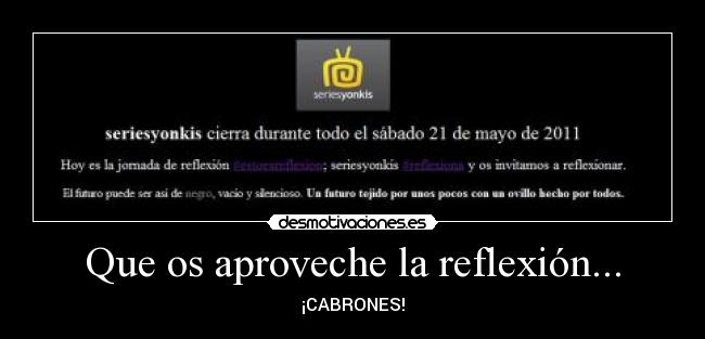 carteles reflexion desmotivaciones