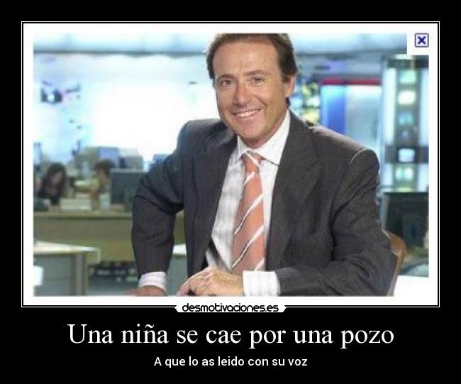 Una niña se cae por una pozo -