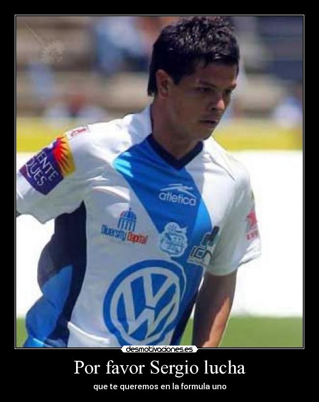 carteles sergio perezaccidentef1 desmotivaciones