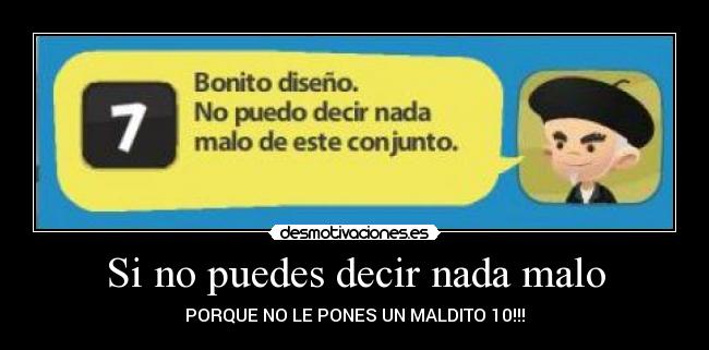 Si no puedes decir nada malo - 