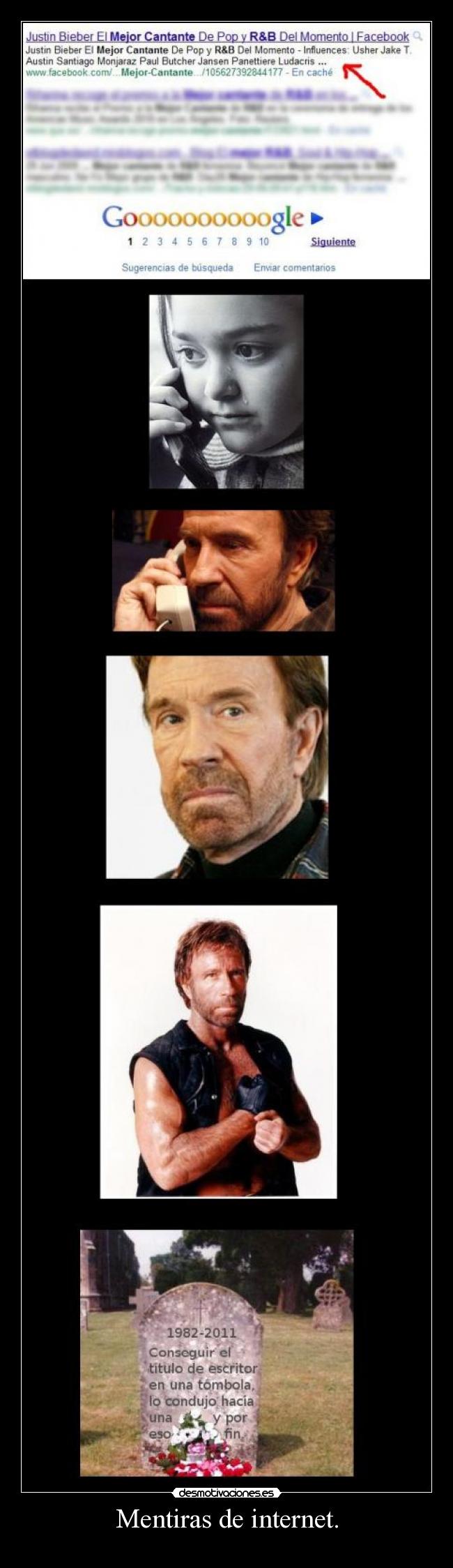 Mentiras de internet. - 