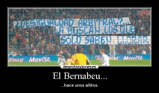 El Bernabeu... -
