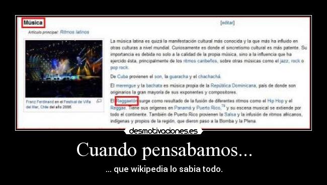 Cuando pensabamos... - 