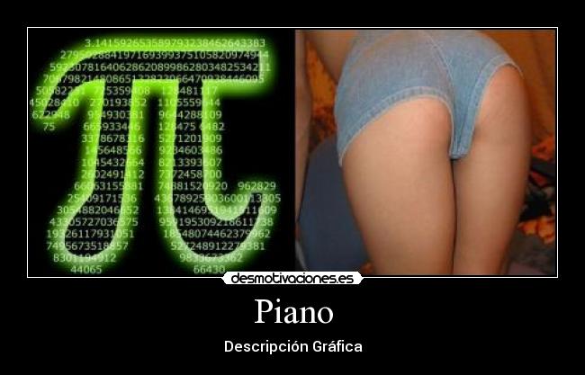 Piano - Descripción Gráfica
