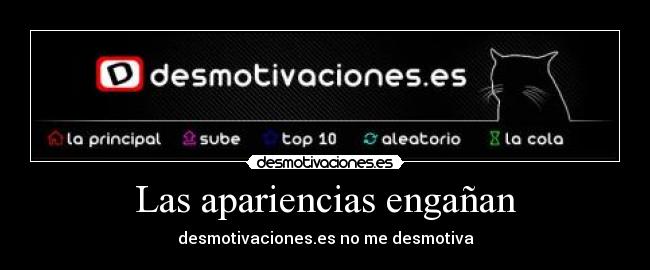 Las apariencias engañan -