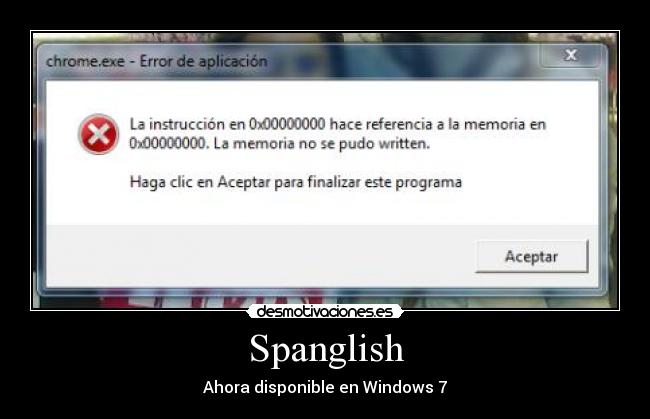 Spanglish - Ahora disponible en Windows 7